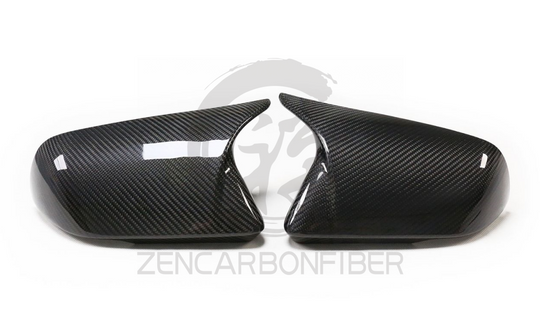 2015 + S550 Ford Mustang M-Style Carbon Fiber Mirror Cap Covers