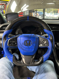 2016-2021 10th Gen Honda Civic Carbon Fiber Steering Wheel