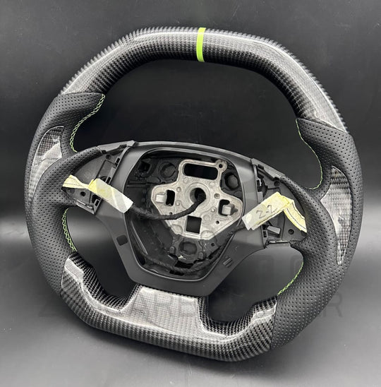 2015 + 6Th Gen Chevrolet Camaro Carbon Fiber Steering Wheel