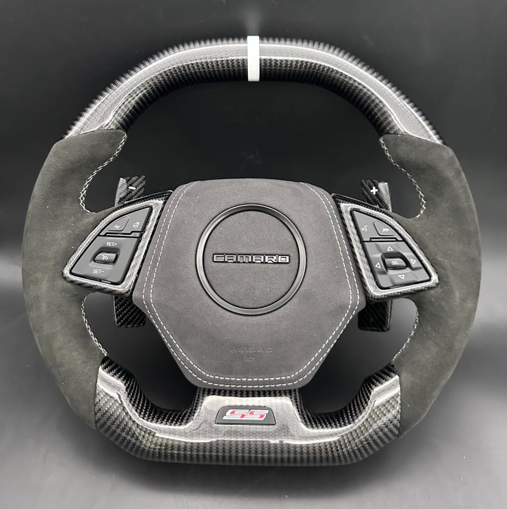 2015 + 6Th Gen Chevrolet Camaro Carbon Fiber Steering Wheel