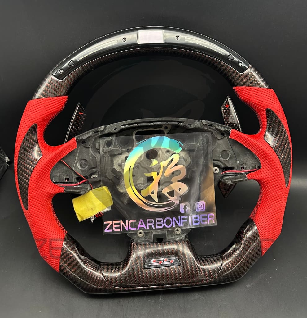 2015+ 6Th Gen Chevrolet Camaro Carbon Fiber Steering Wheel