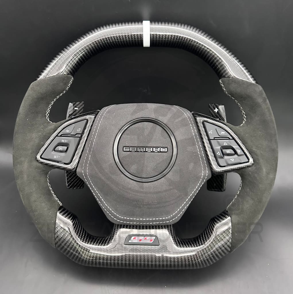 2015 + 6Th Gen Chevrolet Camaro Carbon Fiber Steering Wheel