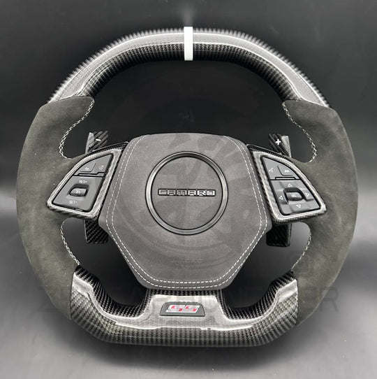 2015 + 6Th Gen Chevrolet Camaro Carbon Fiber Steering Wheel