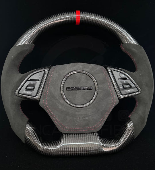 2016 + 6Th Gen Chevrolet Camaro Carbon Fiber Steering Wheel Steering Wheel