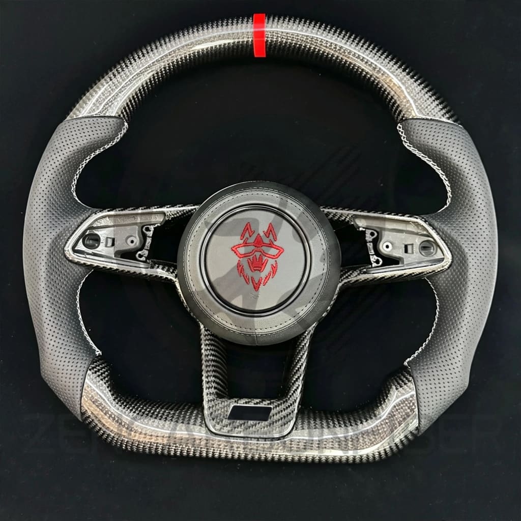 2016+ Audi R8/TT Carbon Fiber Steering Wheel - Steering Wheels