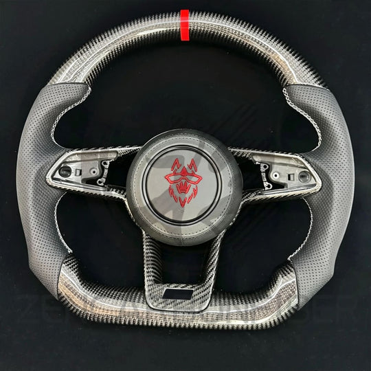 2016+ Audi R8/TT Carbon Fiber Steering Wheel - Steering Wheels