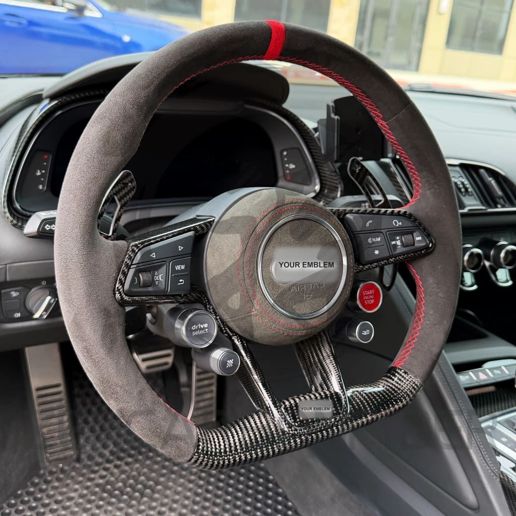 2016+ Audi R8/TT Carbon Fiber Steering Wheel - Steering Wheels