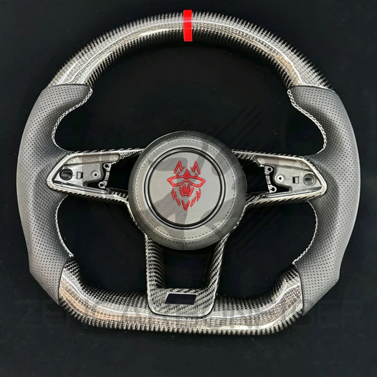2016+ Audi R8/TT Carbon Fiber Steering Wheel - Steering Wheels
