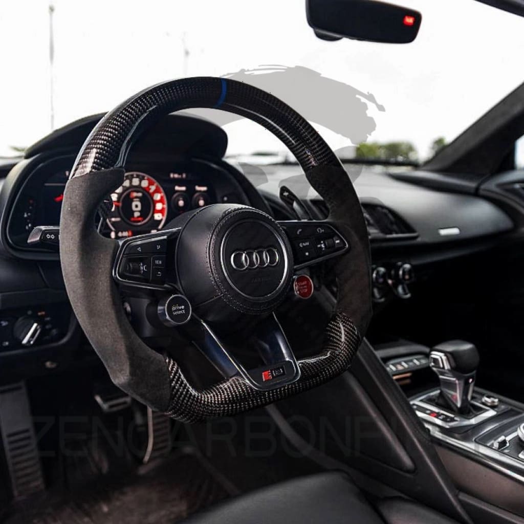 2016+ Audi R8/TT Carbon Fiber Steering Wheel - Steering Wheels