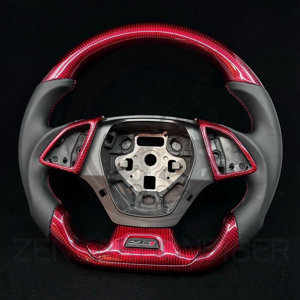 2016+ 6th Gen Chevrolet Camaro Carbon Fiber Steering Wheel Steering Wheels