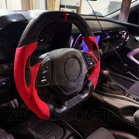 2016+ Chevrolet Camaro Carbon Fiber Steering Wheel - Steering Wheels
