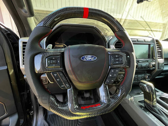 2017-2020 Ford F150 Raptor Carbon Fiber Steering Wheel