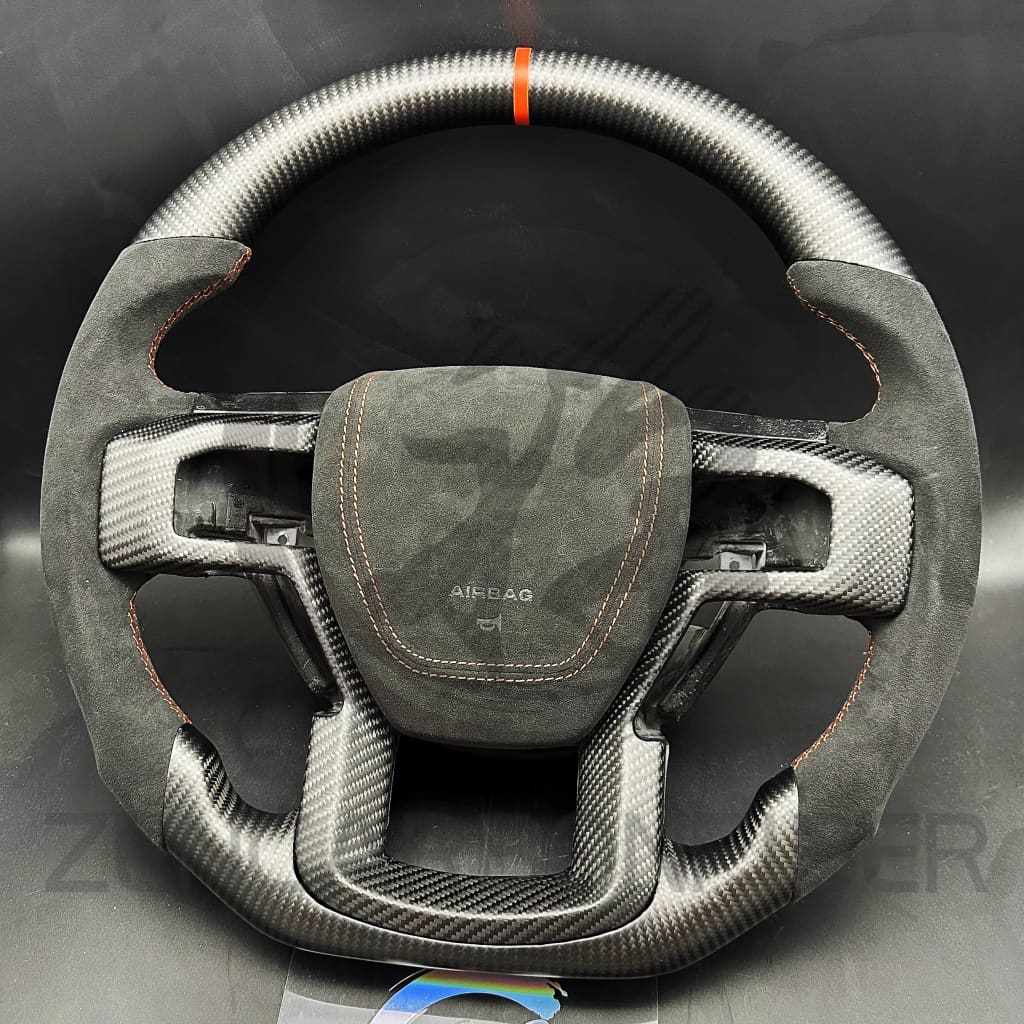 2017-2020 Ford F150 Raptor Carbon Fiber Steering Wheel - Steering Wheels