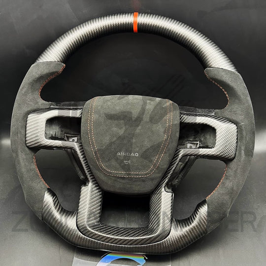 2017-2020 Ford F150 Raptor Carbon Fiber Steering Wheel - Steering Wheels
