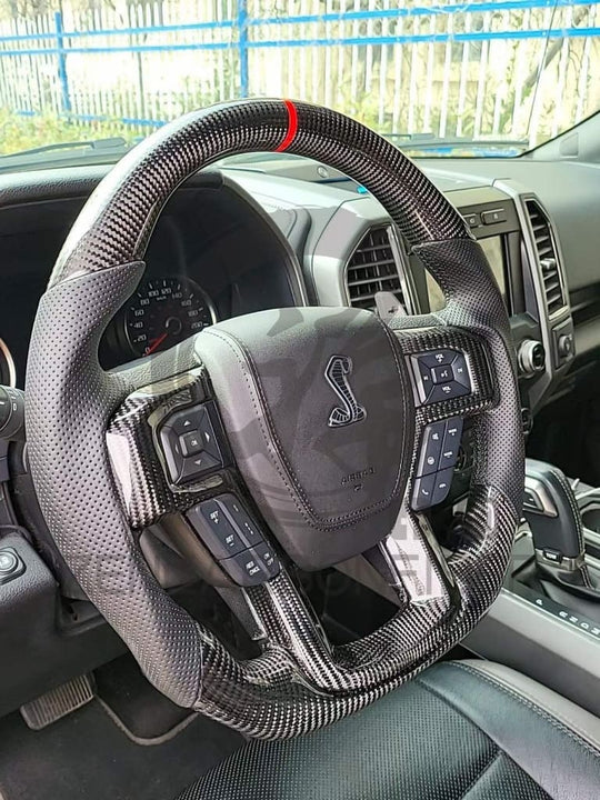 2017-2020 Ford F150 Raptor Carbon Fiber Steering Wheel