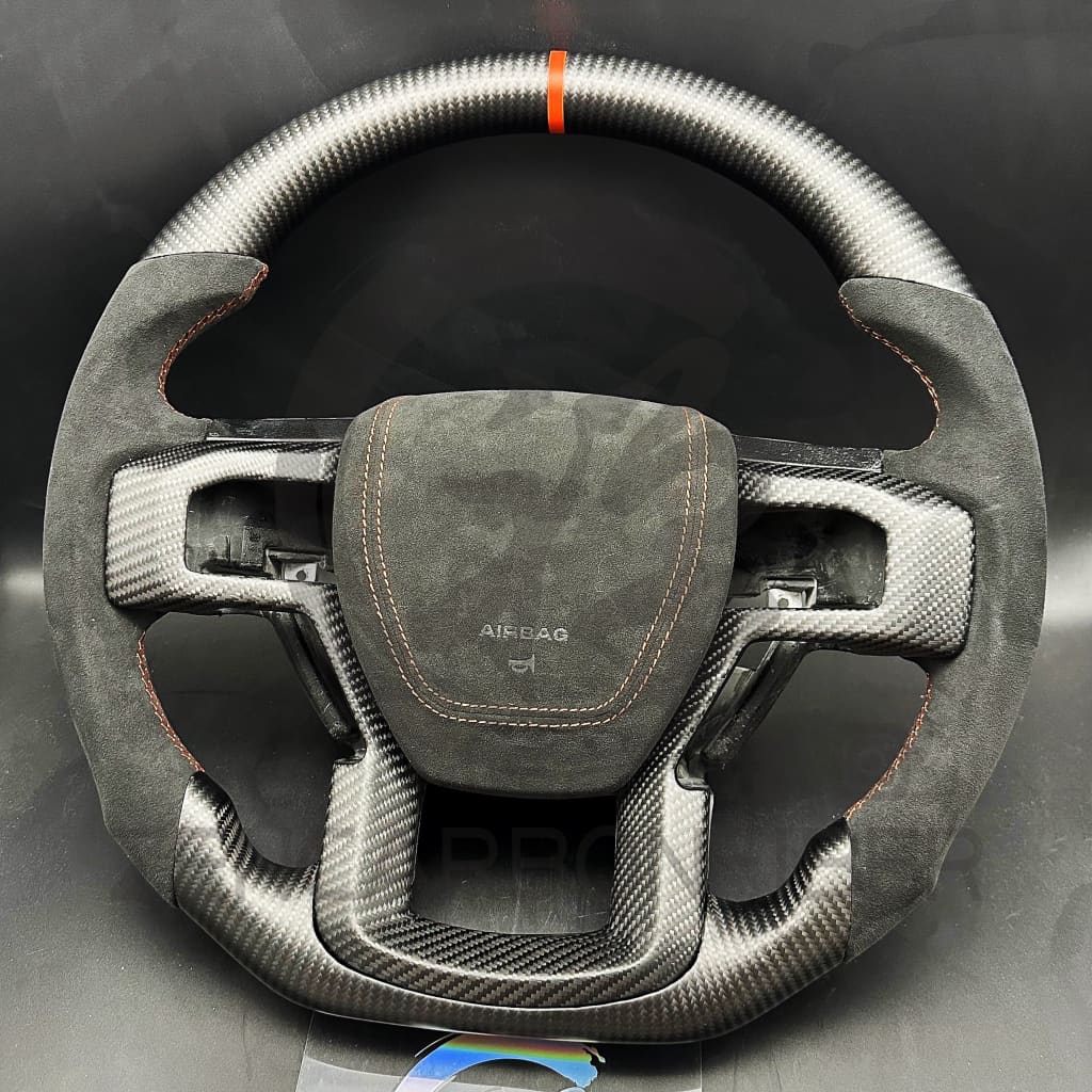 2017-2020 Ford F150 Raptor Carbon Fiber Steering Wheel - Steering Wheels