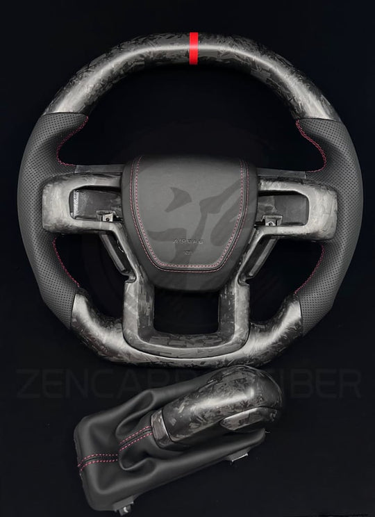 2017-2020 Ford F150 Raptor Carbon Fiber Steering Wheel - Steering Wheels