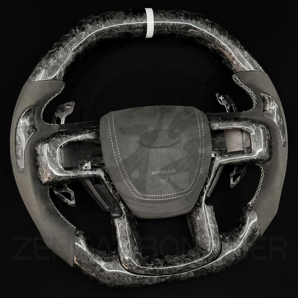 2017-2020 Ford F150 Raptor Carbon Fiber Steering Wheel - Steering Wheels
