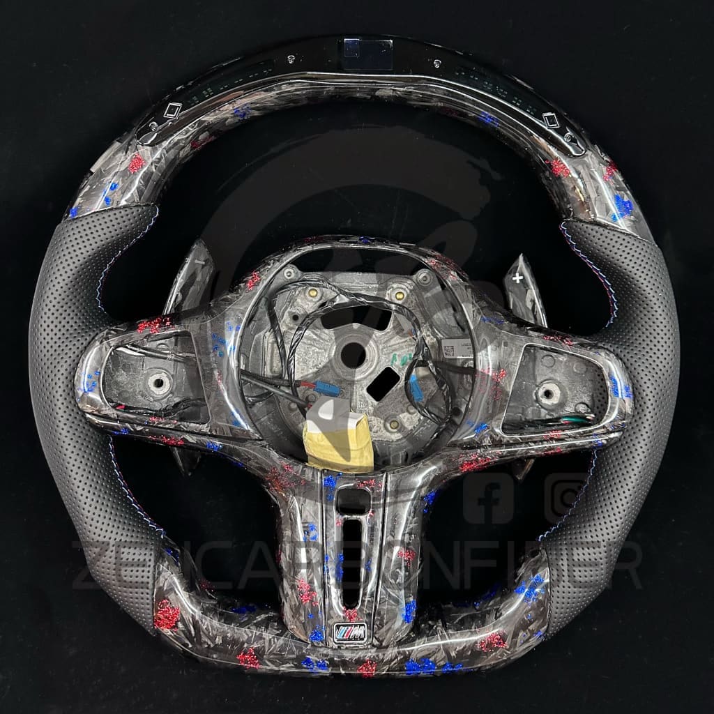 2019 + Bmw G20/G21/G22/G26/G42 M-Sport Carbon Fiber Steering Wheel Steering Wheel