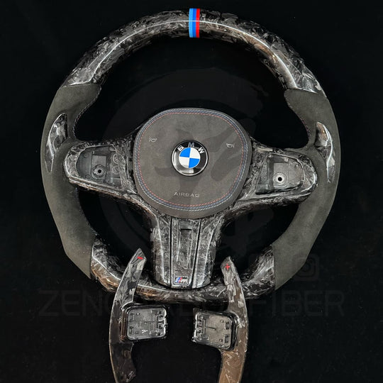 2017–2023 BMW G3X 5-series Carbon Fiber Steering Wheel