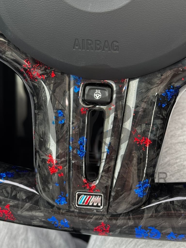 2019 + BMW G20/G21/G22/G26/G42 M-Sport Carbon Fiber Steering Wheel steering wheel