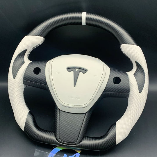 2017-2023 Tesla Model 3/Y Carbon Fiber Steering Wheel Steering Wheels