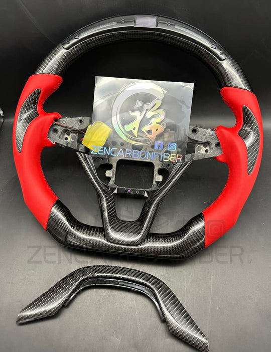 2017+ 10Th Gen Honda Accord Carbon Fiber Steering Wheel