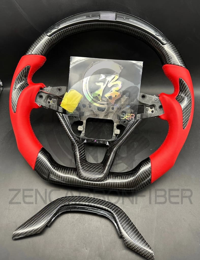 2017+ 10Th Gen Honda Accord Carbon Fiber Steering Wheel