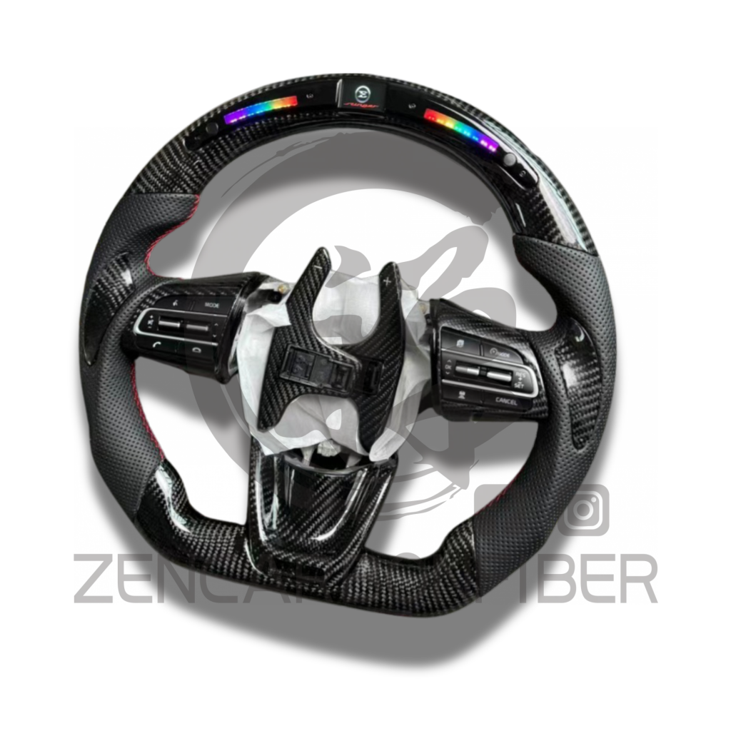 2018-2023 Kia Stinger Carbon Fiber Steering Wheel