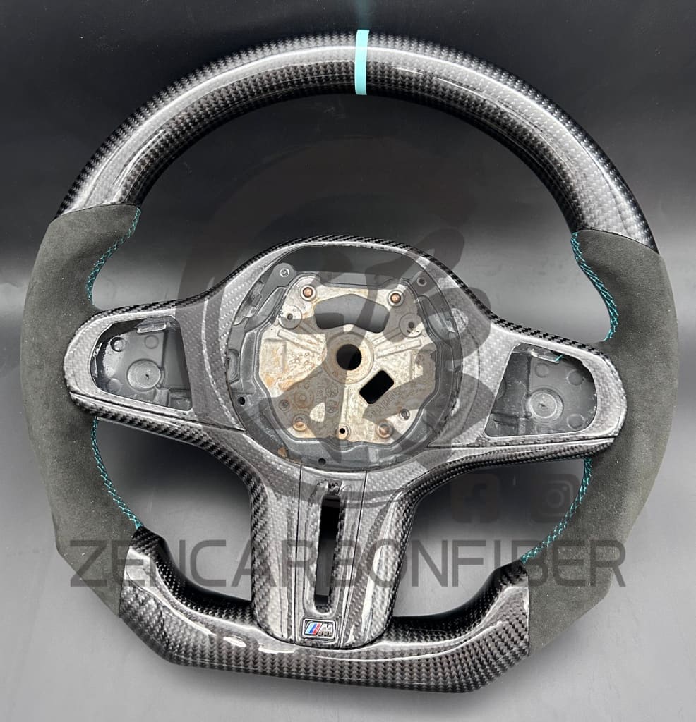 2019 + Bmw G20/G21/G22/G26 M-Sport Carbon Fiber Steering Wheel