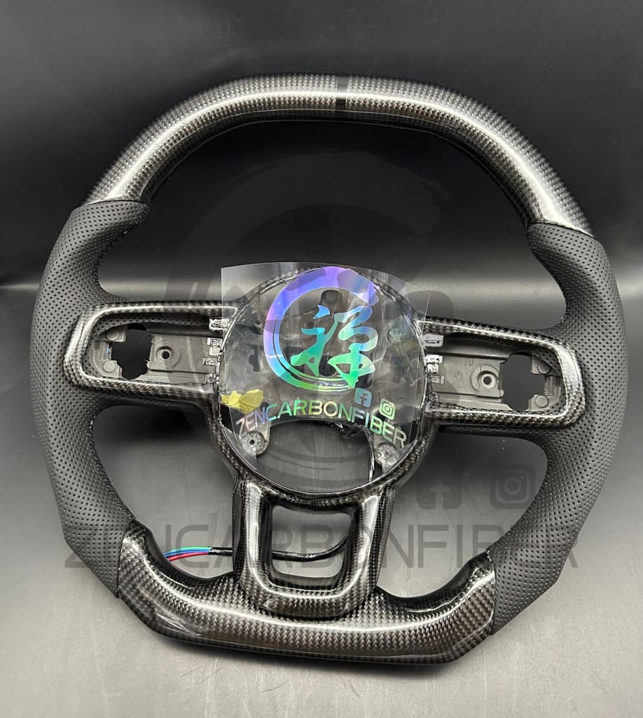 2018+ Jeep Wrangler/Gladiator Carbon Fiber Steering Wheel