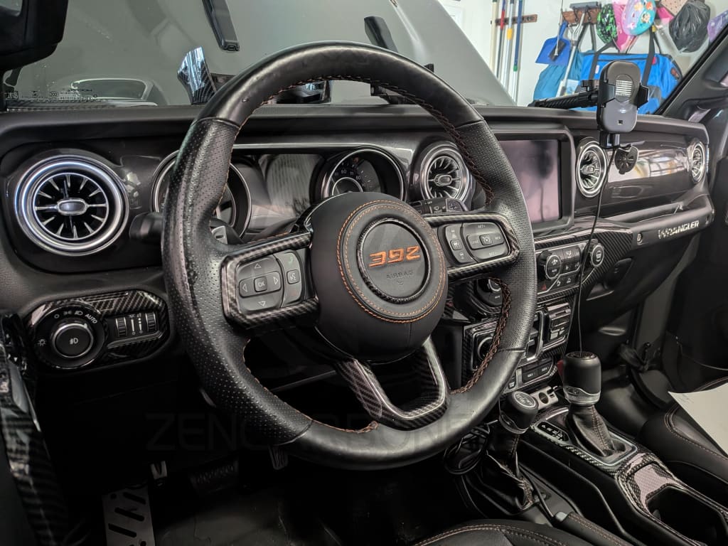 2018 + Jeep JL Wrangler/Gladiator Custom Airbag Cover