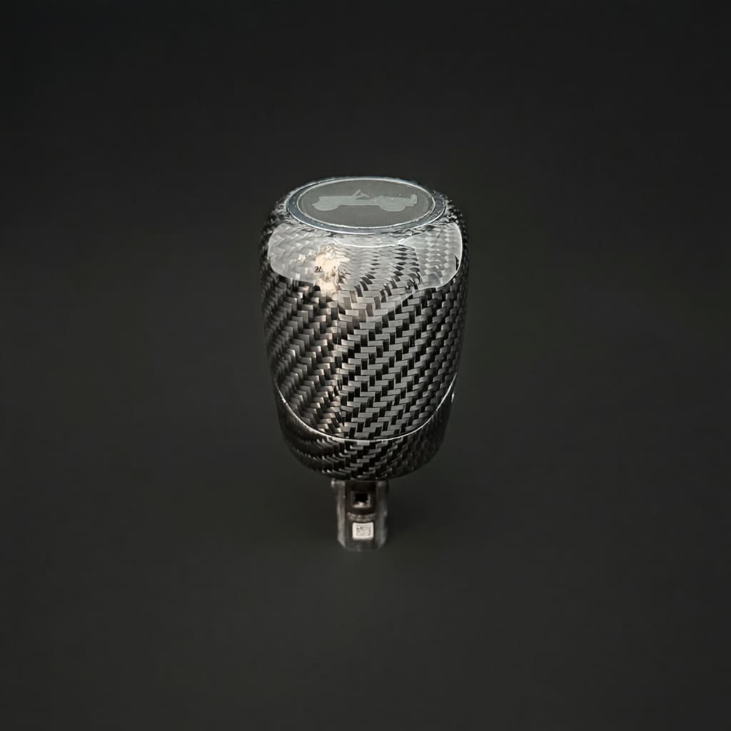 2018+ Jeep Wrangler/Gladiator Carbon Fiber Transmission Shifter Knob - shift knob/shifter handle