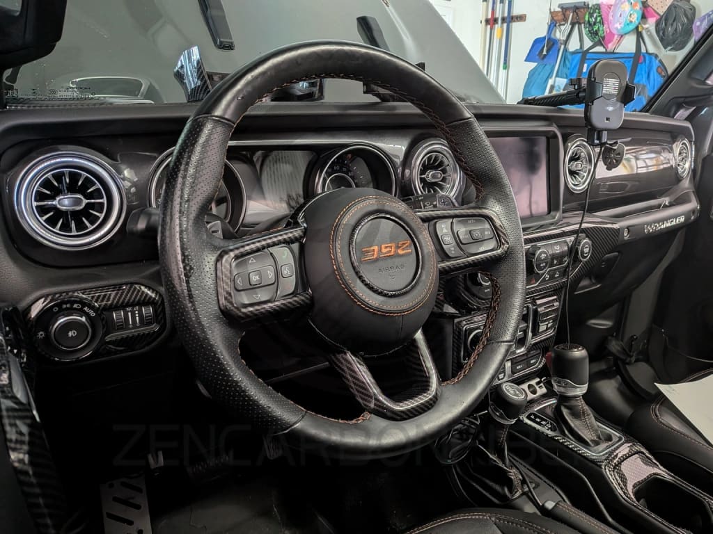 2018 + Jeep JL Wrangler/Gladiator Custom Airbag Cover