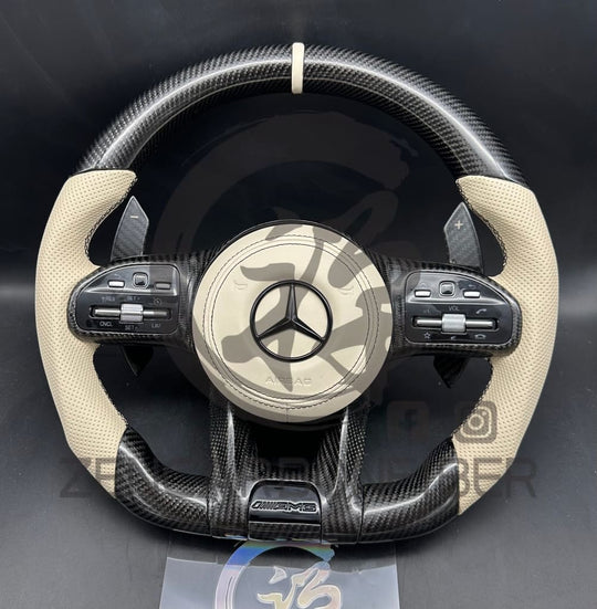 Mercedes Custom Carbon Fiber Steering Wheel