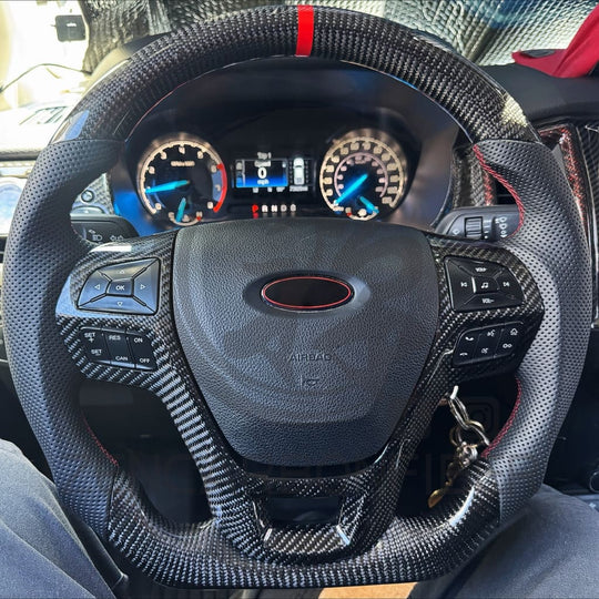 2019-2023 Ford Ranger Carbon Fiber Steering Wheel - Steering Wheels