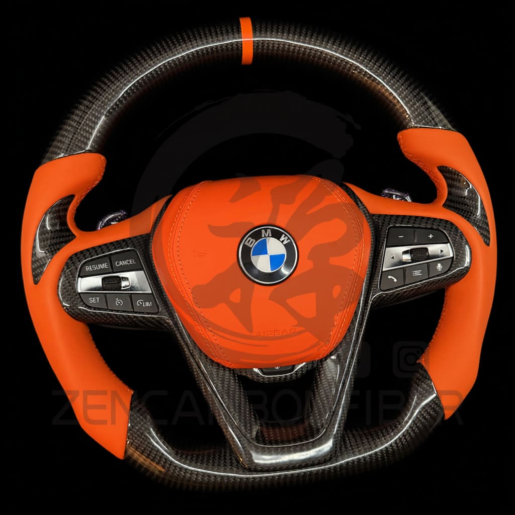 2019-2024 BMW G2X/G30 3/4/5-series Non-M-Sport Carbon Fiber Steering Wheel - Steering Wheels