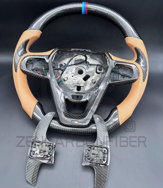 2019-2024 BMW G2X/G30 3/4/5-series Non-M-Sport Carbon Fiber Steering Wheel - Steering Wheels