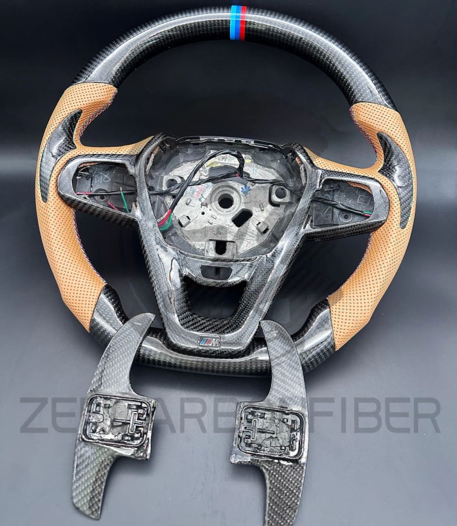 2019-2024 BMW G2X/G30 3/4/5-series Non-M-Sport Carbon Fiber Steering Wheel - Steering Wheels