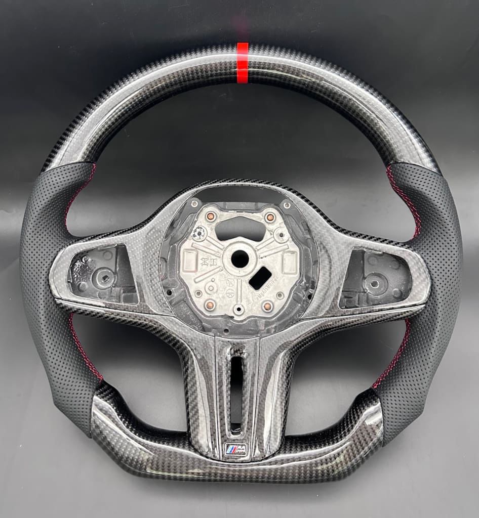 2019 + Bmw G20/G21/G22/G26 M-Sport Carbon Fiber Steering Wheel