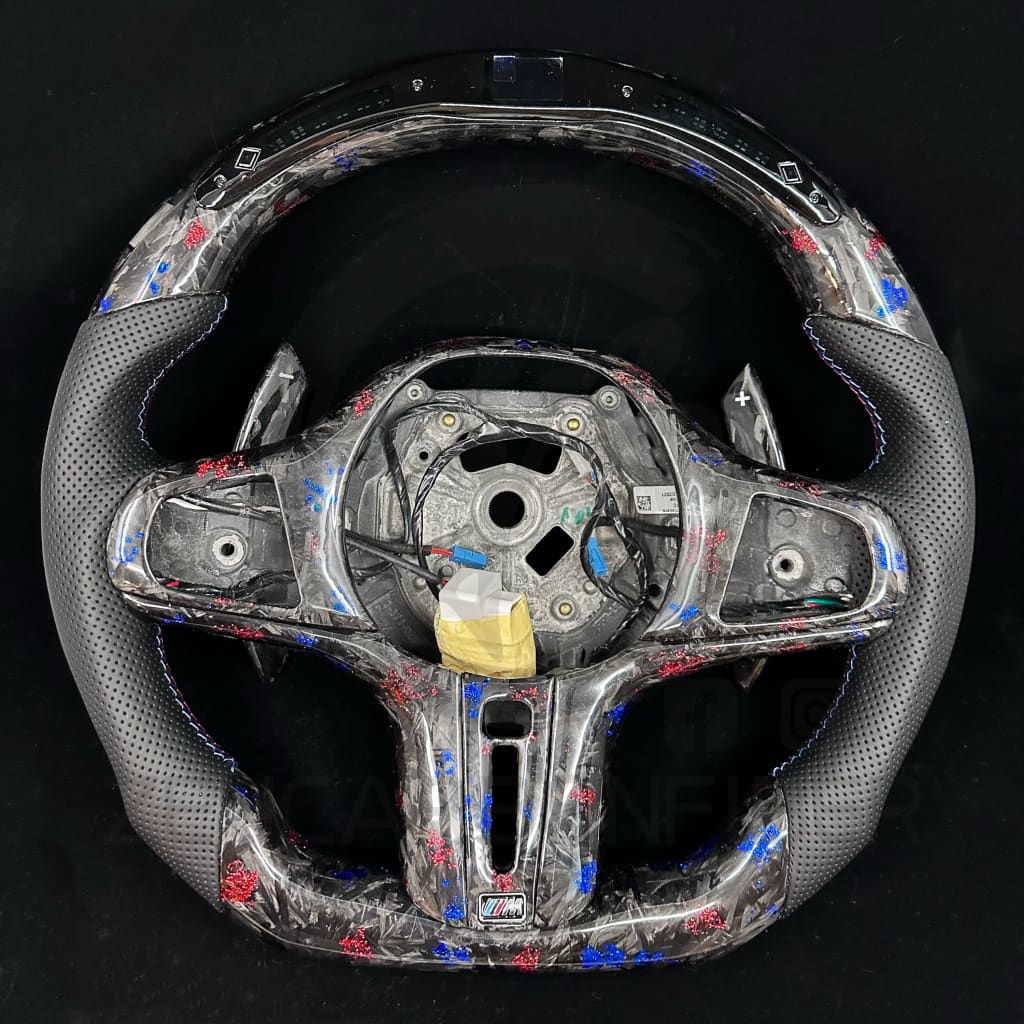 2019 + Bmw G20/G21/G22/G26/G42 M-Sport Carbon Fiber Steering Wheel Steering Wheel