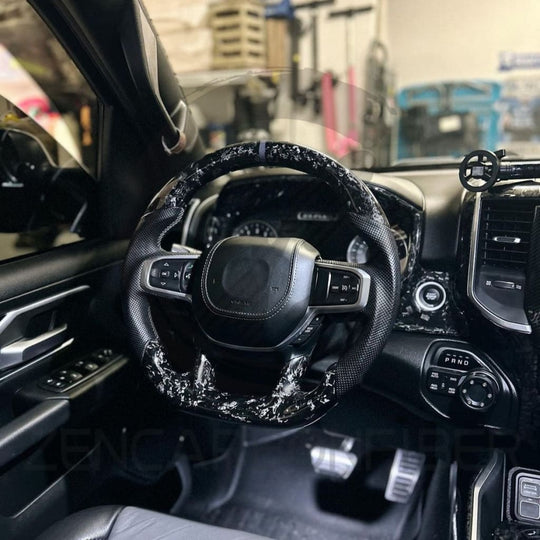 2019-2024 Dodge RAM Carbon Fiber Steering Wheel - Steering Wheels