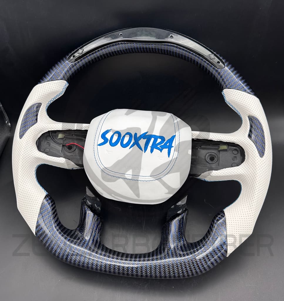 2019 + Dodge Ram 1500 Carbon Fiber Steering Wheel Steering Wheel
