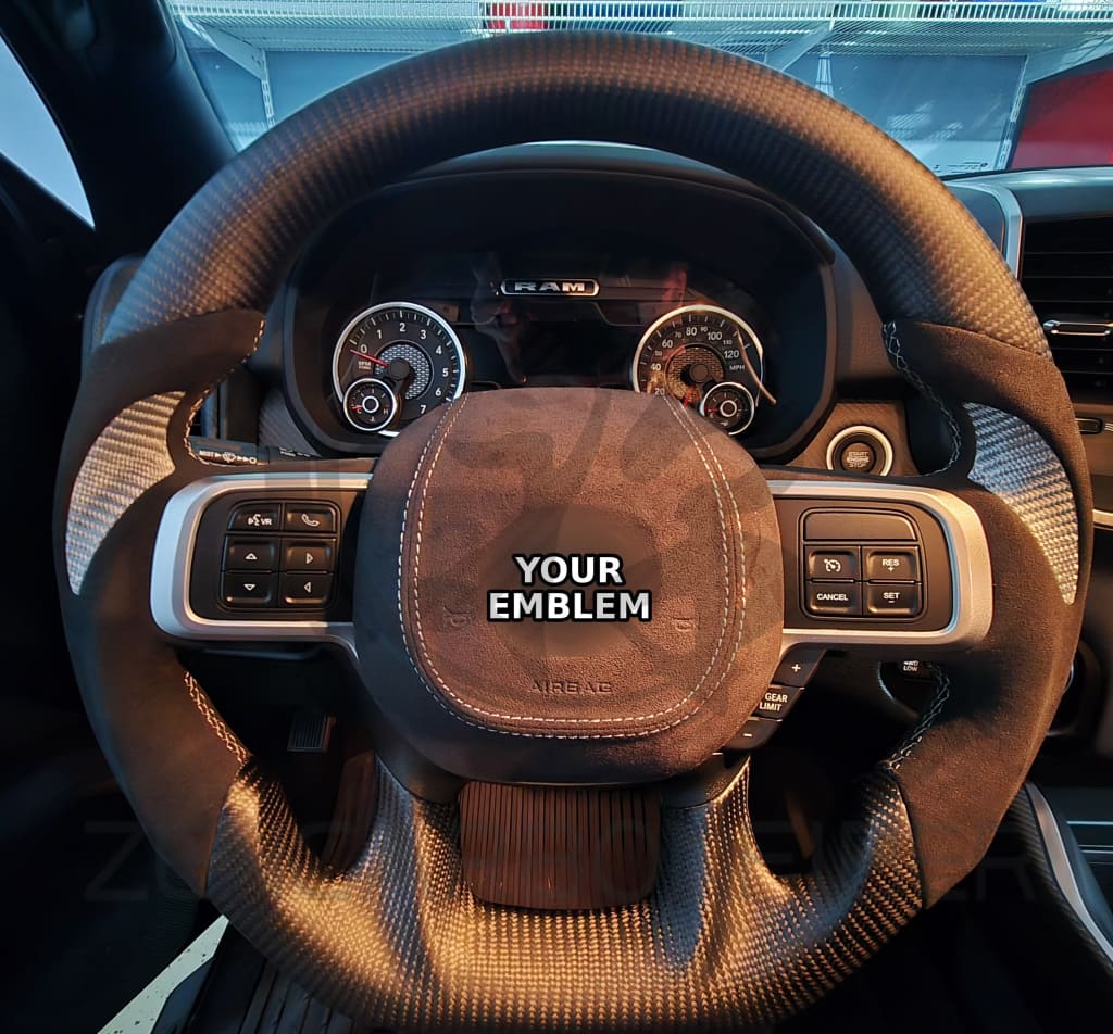 2019-2024 Dodge RAM Carbon Fiber Steering Wheel - Steering Wheels