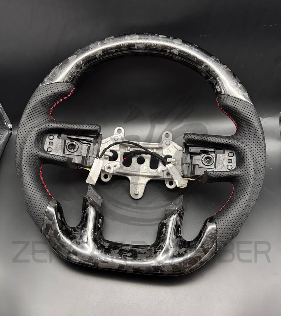 2019 + Dodge Ram 1500 Carbon Fiber Steering Wheel