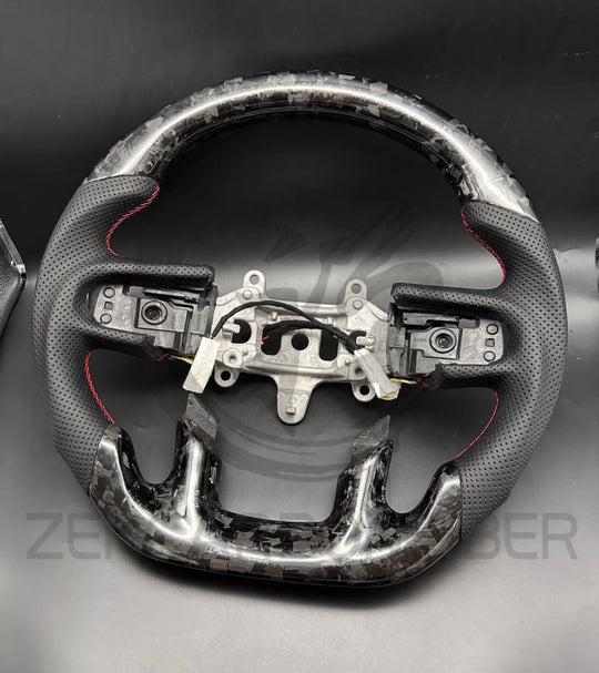 2019 + Dodge Ram 1500 Carbon Fiber Steering Wheel