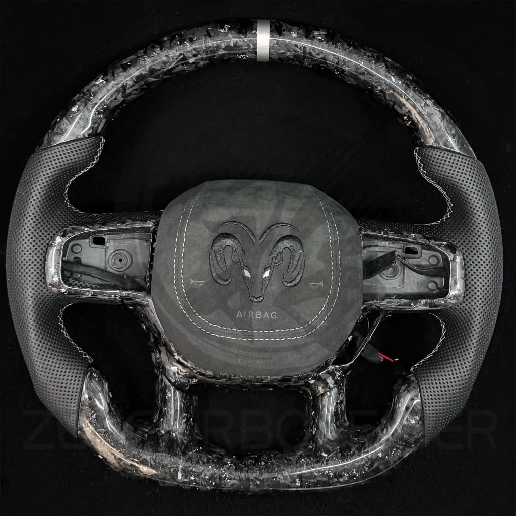 2019-2024 Dodge RAM Carbon Fiber Steering Wheel - Steering Wheels