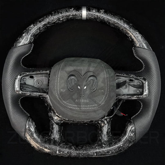 2019-2024 Dodge RAM Carbon Fiber Steering Wheel - Steering Wheels