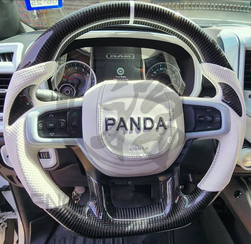 2019-2024 Dodge RAM Carbon Fiber Steering Wheel - Steering Wheels