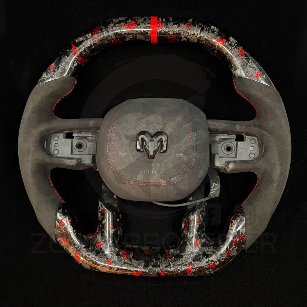 2019-2024 Dodge RAM Carbon Fiber Steering Wheel Steering Wheels